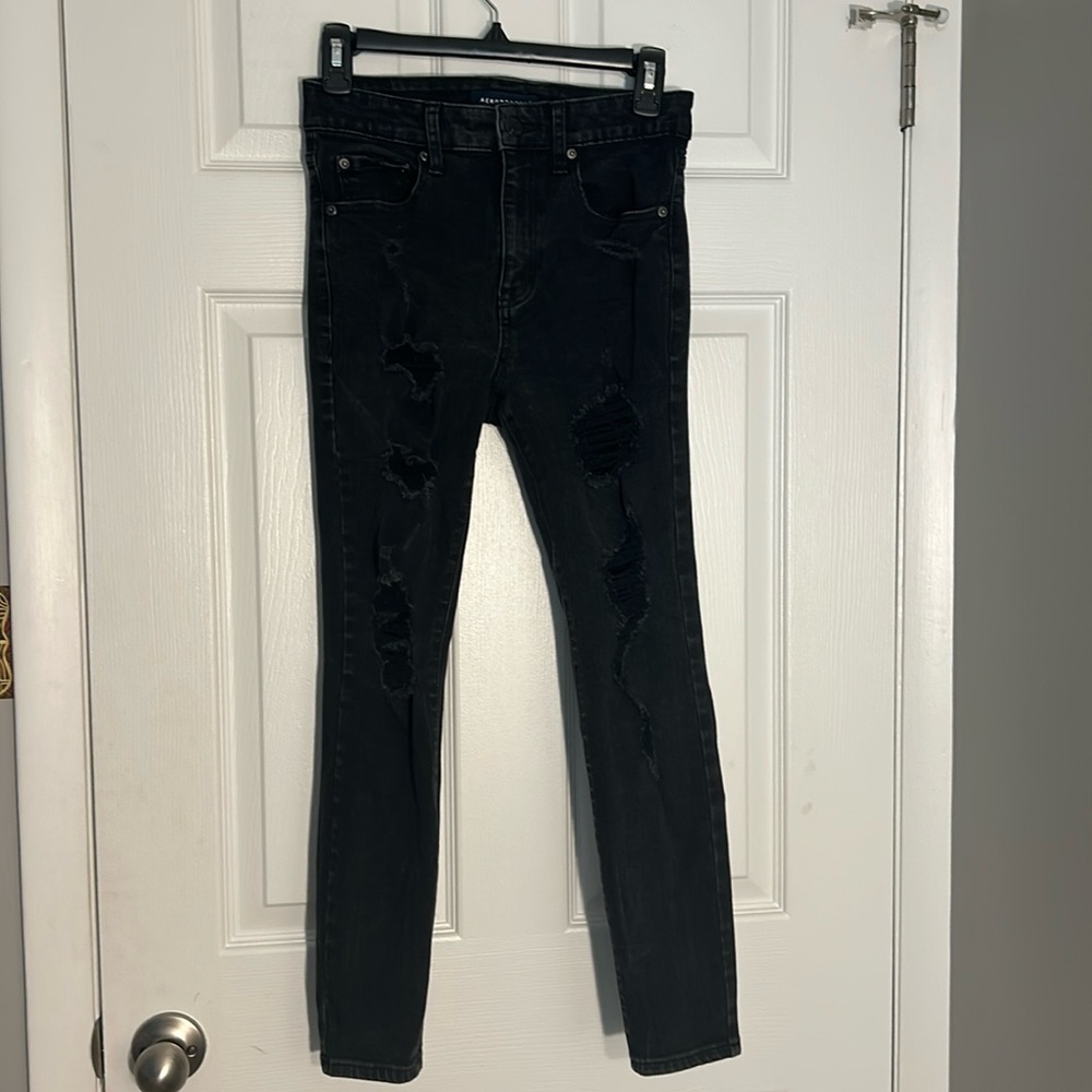 Aeropostale High Rise Jeans 6 Short